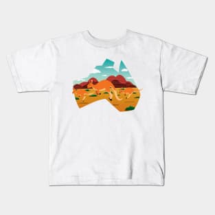 Australia Kangaroos Kids T-Shirt